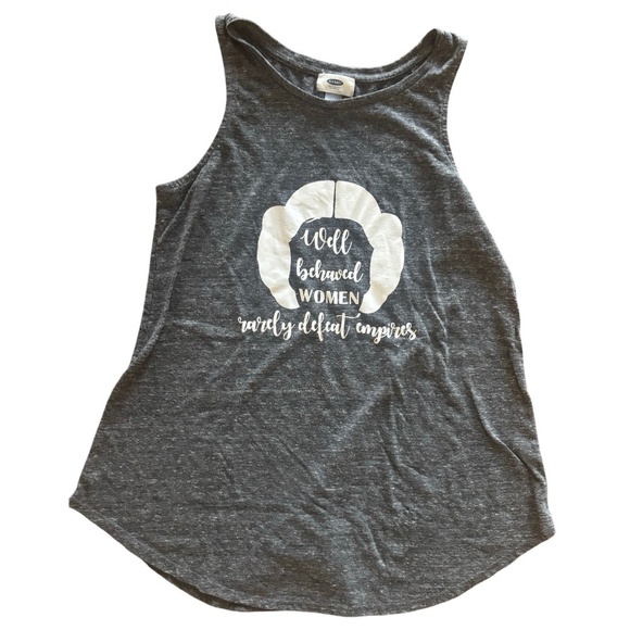 Princess Leia Stars Wars Tank (Well behaved women rarely defeat empires) - small - Picture 1 of 2